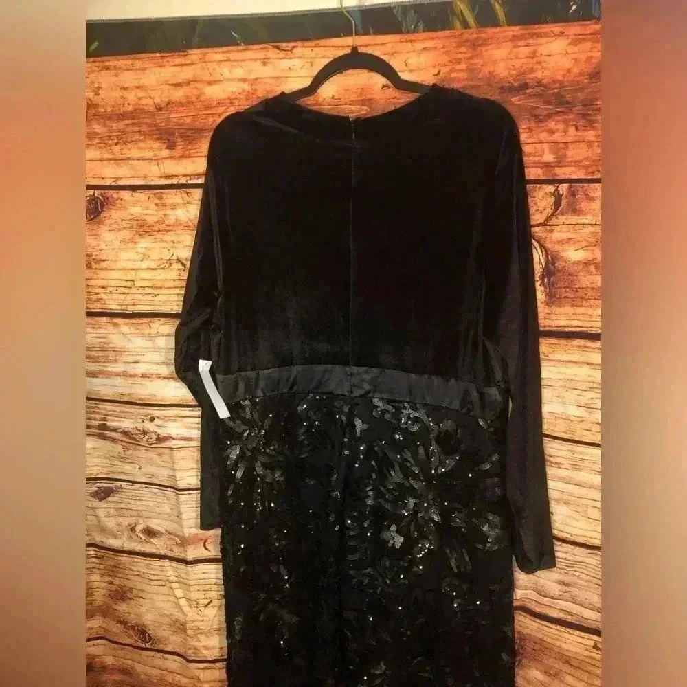 Sequin Lace High-Low Dress - Picture 12 of 16